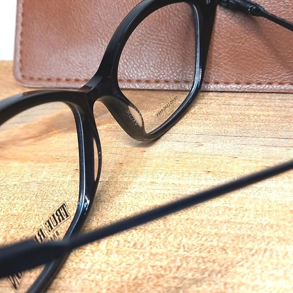 NEW Rx'able CAT EYE Eyeglass Frame & case, Black glasses TRUE RELIGION 53-16-140 - Picture 4 of 7